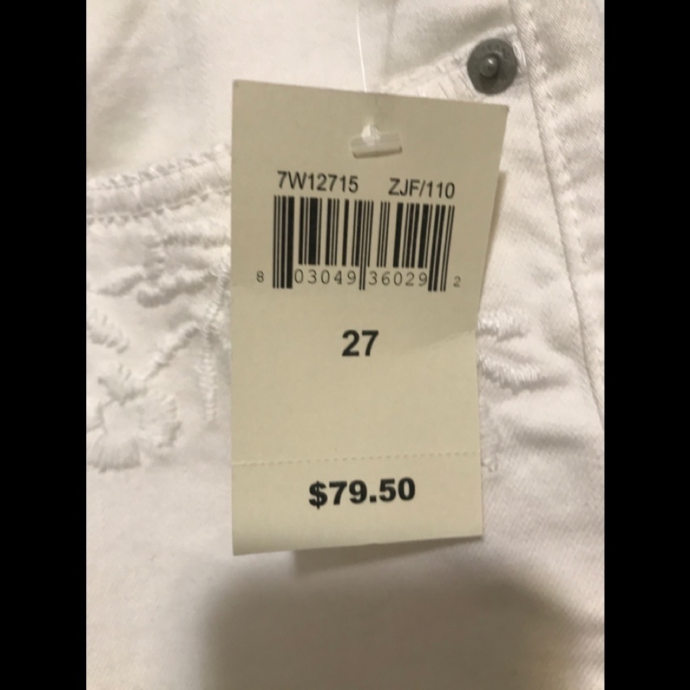 lucky brand roll up crafted emboidered shorts c3. - Picture 10 of 16